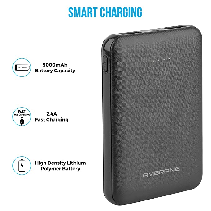 Ambrane 5000 MAH Power Bank